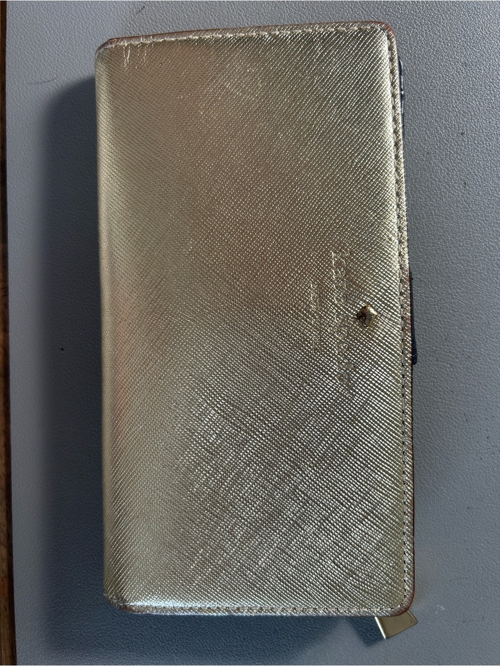 Authentic Kate Spade Metallic Gold Wallet